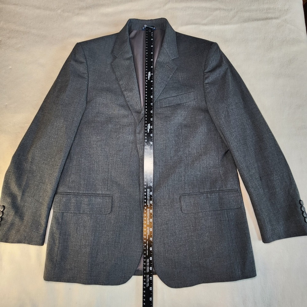 SADDLEBRED Motion Stretch Sport Coat Mens 42R Gray Blazer Jacket Classic‎ - Picture 7 of 8